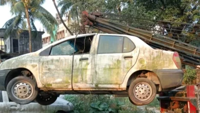 Dhubri Police Conducts Major Drive to Clear Abandoned Vehicles Across the District