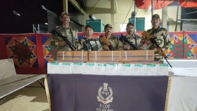 BSF Seizes Smuggled Medicines Worth ₹27.5 Lakh Near Meghalaya Border