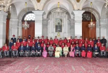 President Droupadi Murmu Honors Excellence with Sports and Adventure Awards 2024