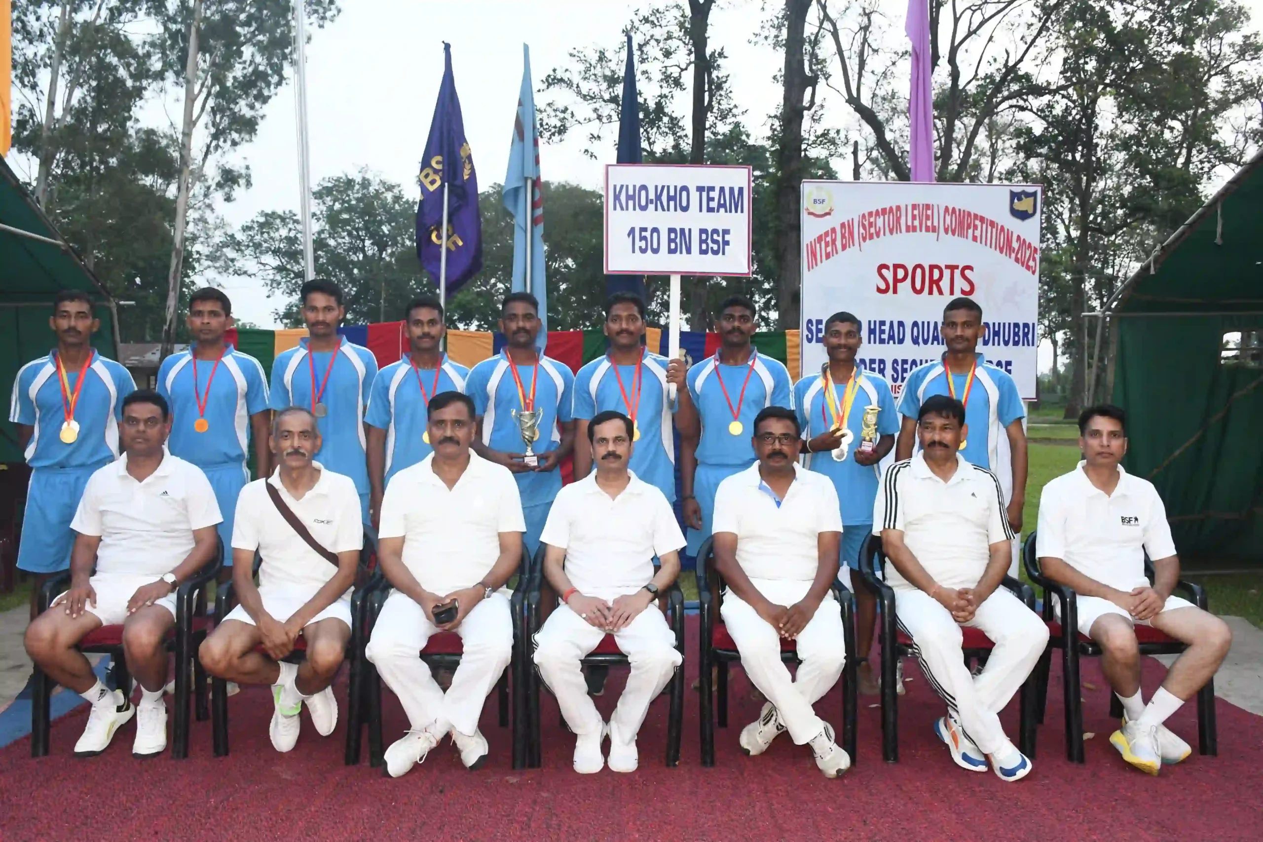 150 Bn BSF Wins Big at Inter-Battalion Sports Meet in Dhubri